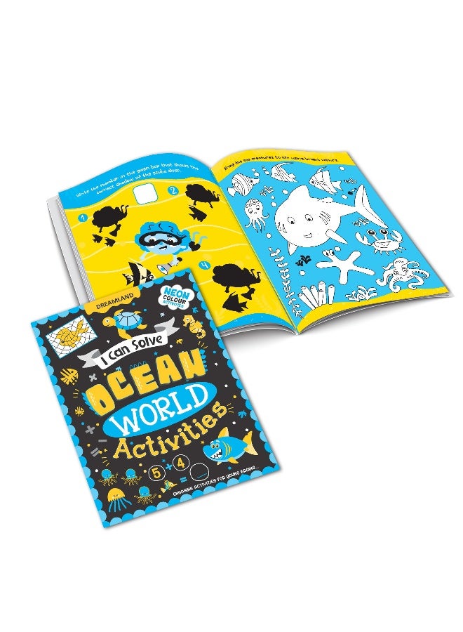 Dreamland Ocean World Activities -  I Can Solve Activity Book for Kids Age 4- 8 Years | With Colouring Pages, Mazes, Dot-to-Dots - Image 4