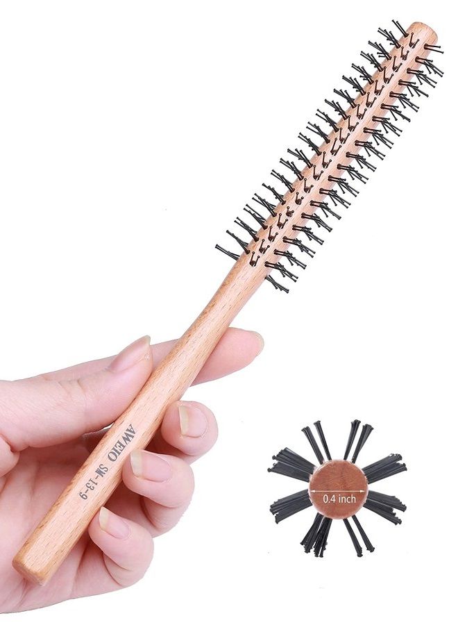 Perfehair Small Round Brush for Short Hair, 1 Inch Mini Quiff Roller for Women and Men, Best for Thin Hair, Bangs, Beard, Styling, Lifting, Curling - Image 1