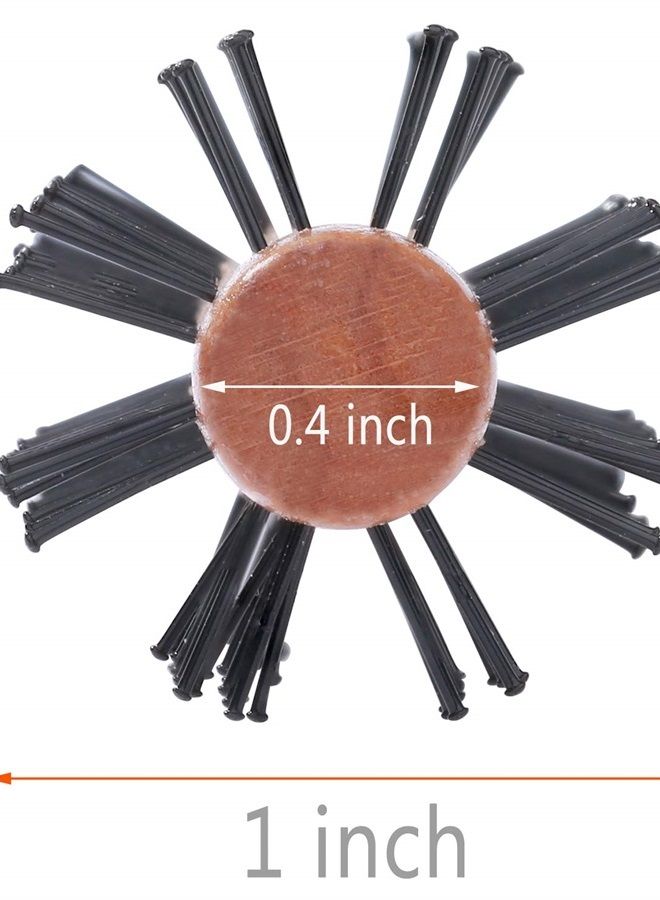 Perfehair Small Round Brush for Short Hair, 1 Inch Mini Quiff Roller for Women and Men, Best for Thin Hair, Bangs, Beard, Styling, Lifting, Curling - Image 3