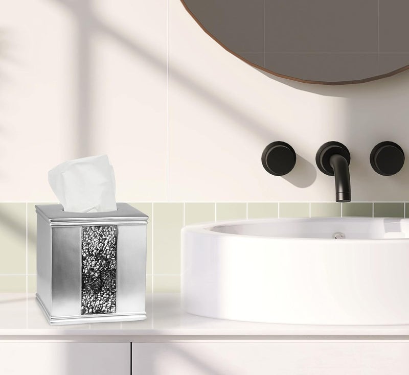 Popular Bath Silver Sinatra, Tissue Box - Image 2