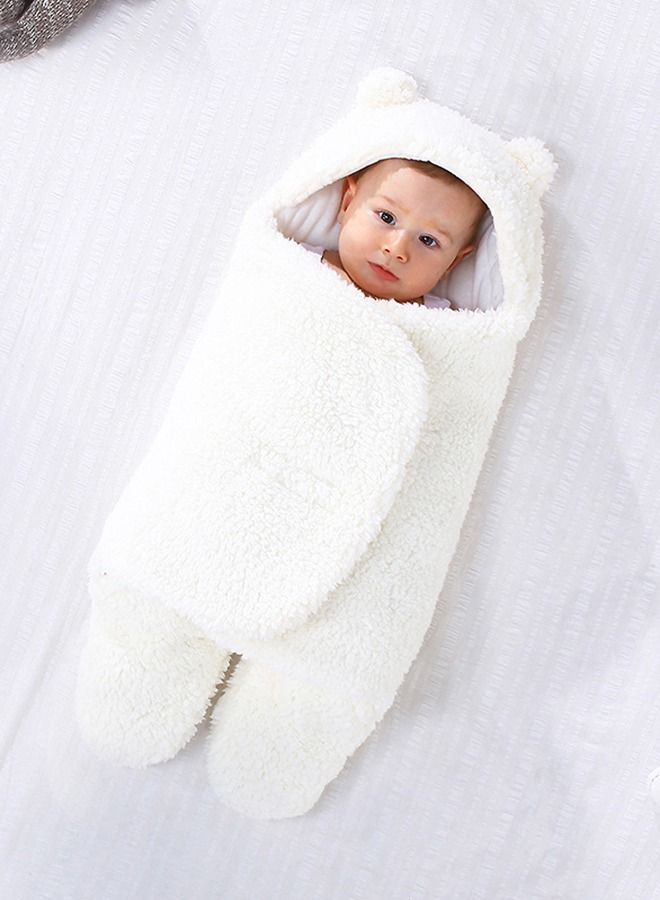 VInedi Baby hug quilt autumn and winter thickened bag quilt newborn baby blanket newborn swaddling baby sleeping bag going out towel supplies