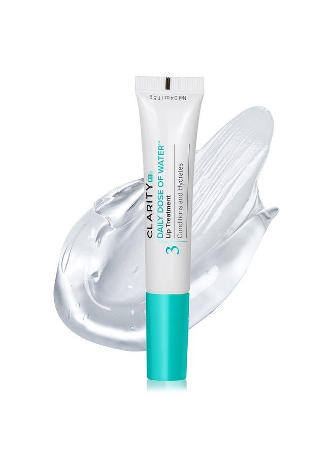 ClarityRx Daily Dose of Water Lip Treatment, Hydrating Hyaluronic Acid Lip Booster, Plant-Based & Natural (0.4 oz) - Image 1