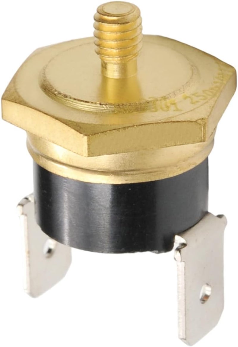 Fielect KSD301 Thermostat Temperature Control Switch,Adjust Snap Disc Temperature Switch 145°C Copper M4 Normally Closed 1 Pcs - Image 1