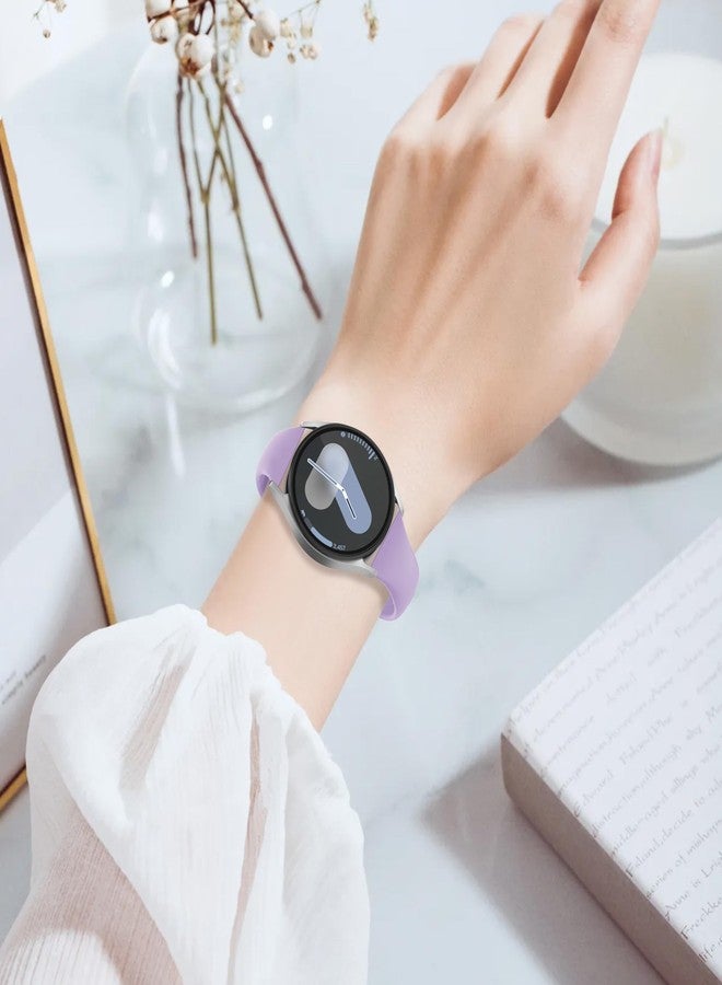 Tiorecime 12 Pack Slim Bands Compatible with Samsung Galaxy Watch 7 6 5 4 FE 40mm 44mm/6 4 Classic 43mm 47mm 42mm 46mm/5 Pro 45mm/Active 2 Band, 20mm Soft Silicone Narrow Thin Strap for Women Men - Image 4
