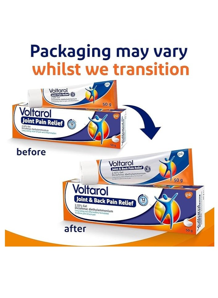 gsk - Voltarol 12-Hour Joint Pain Relief gel 50g - Image 1