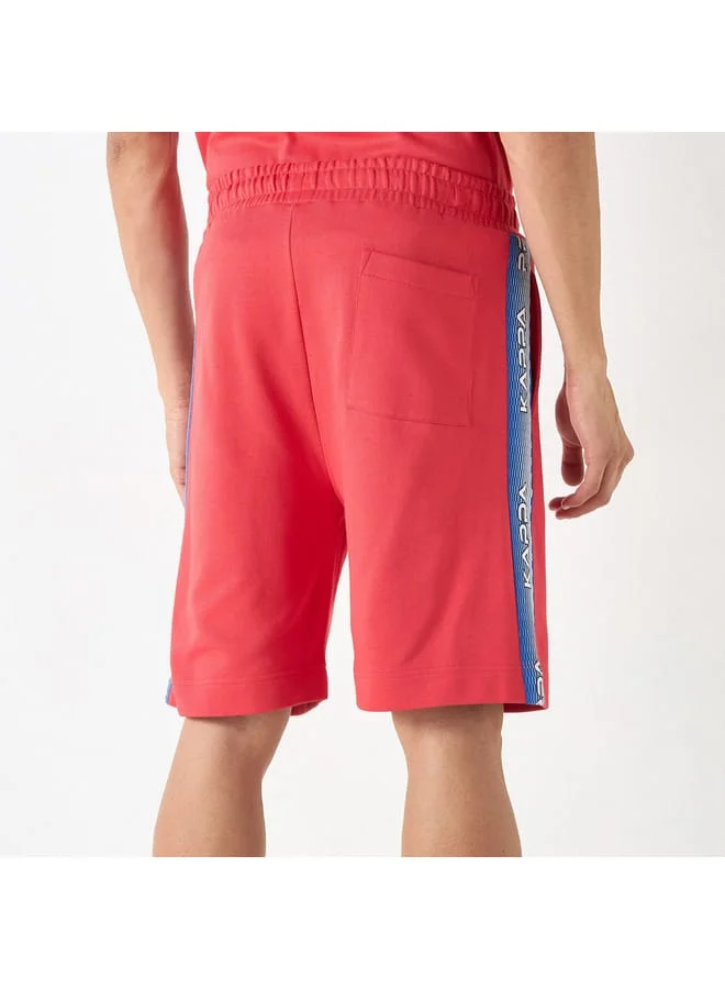 Kappa Kappa Logo Print Shorts with Elasticated Waistband