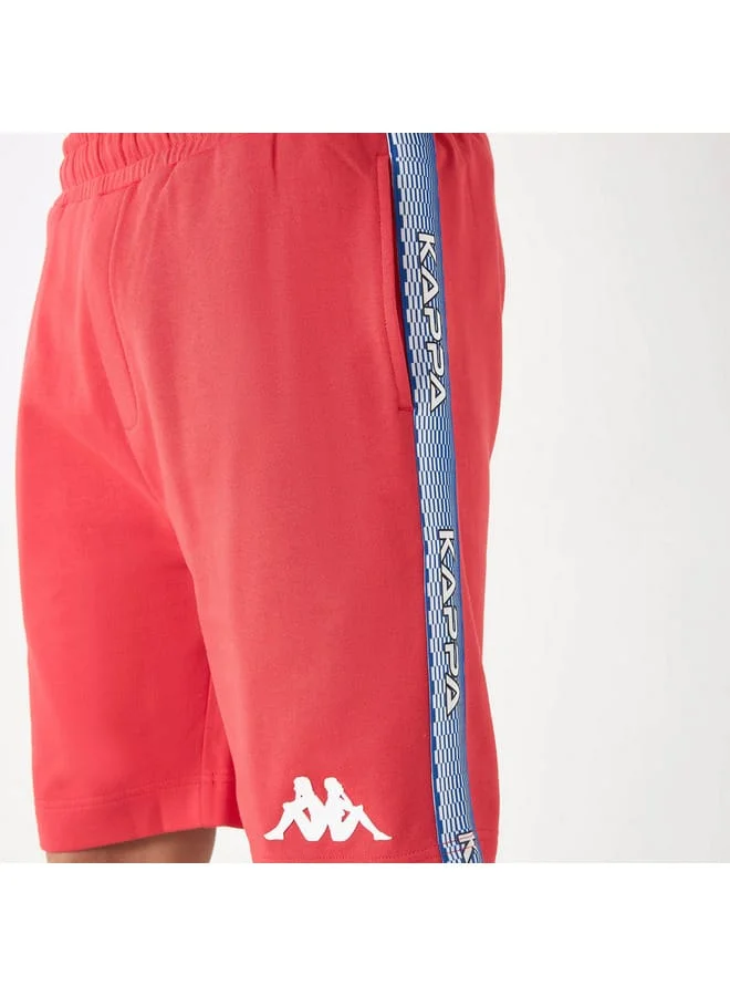 Kappa Kappa Logo Print Shorts with Elasticated Waistband