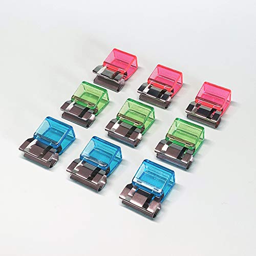 Carl Slide Clip Multipurpose Large Clip Paper Clip Bag Clip for Snack Bags and Food Bags Assorted Color 9pcs (MC-53) - Image 1