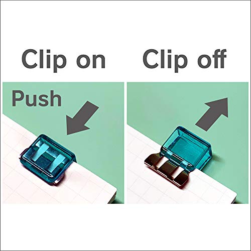 Carl Slide Clip Multipurpose Large Clip Paper Clip Bag Clip for Snack Bags and Food Bags Assorted Color 9pcs (MC-53) - Image 2