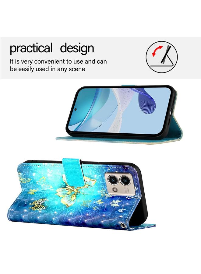 اس-توب جراب لهاتف Motorola Moto G Stylus 4G 2023، جراب جلدي أفقي بتصميم ثلاثي الأبعاد - Image 3