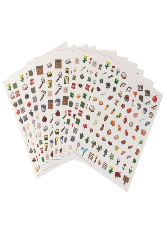 Innovative Designs Minecraft Stickers for Kids, 14 Sheet Book Set Including Puffy Sticker, 1200+ Stickers - Image 3