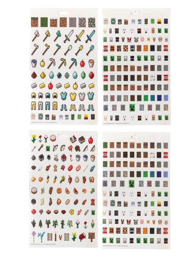 Innovative Designs Minecraft Stickers for Kids, 14 Sheet Book Set Including Puffy Sticker, 1200+ Stickers - Image 5