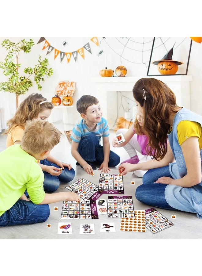 V-Opitos Halloween Bingo Game Card For Kids/Adults, 36 Players - Halloween Game For Family/School Classroom/Large Group, Halloween Party Favor For Toddler Boy/Girl - Image 5