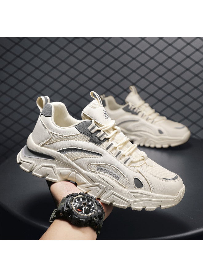 یاركون أحذية شبكية رجالية للخريف، أحذية رجالية شبكية غير رسمية، أحذية رياضية خارجية، أحذية أبت ثقيلة النعل، أحذية للجري - Image 3