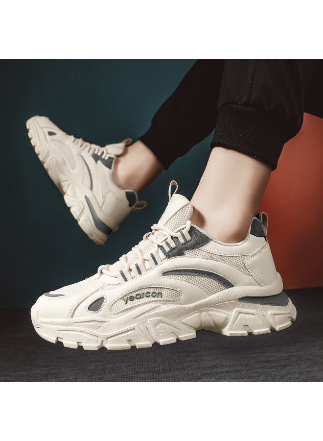 یاركون أحذية شبكية رجالية للخريف، أحذية رجالية شبكية غير رسمية، أحذية رياضية خارجية، أحذية أبت ثقيلة النعل، أحذية للجري - Image 4