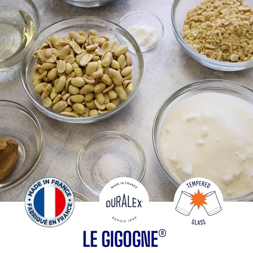 Duralex France Gigogne Clear Stackable Glass Bowl 5.8L | 1 Bowl | Large Capacity for Baking, Mixing, Serving | 3X Stronger, Scratch-Resistant, Dishwasher & Microwave Safe - Image 2