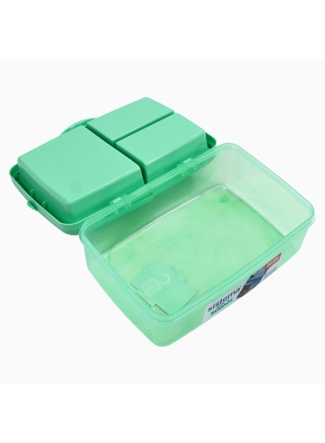 Sistema Plastic Lunch Box – Green - Image 1