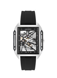 Lee Cooper Lee Cooper Men's G3265 Movement Watch, Automatic Display and Silicone Strap - LC07900.351, Black  - Image 1
