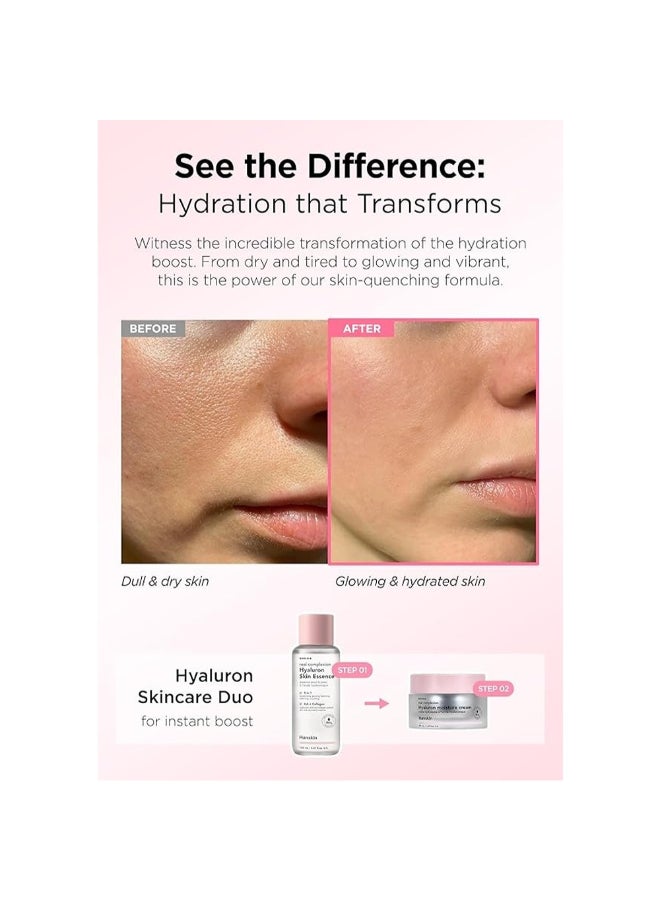 Hanskin Real Complexion Hyaluron Skin Essence, 5 In 1 - Image 3