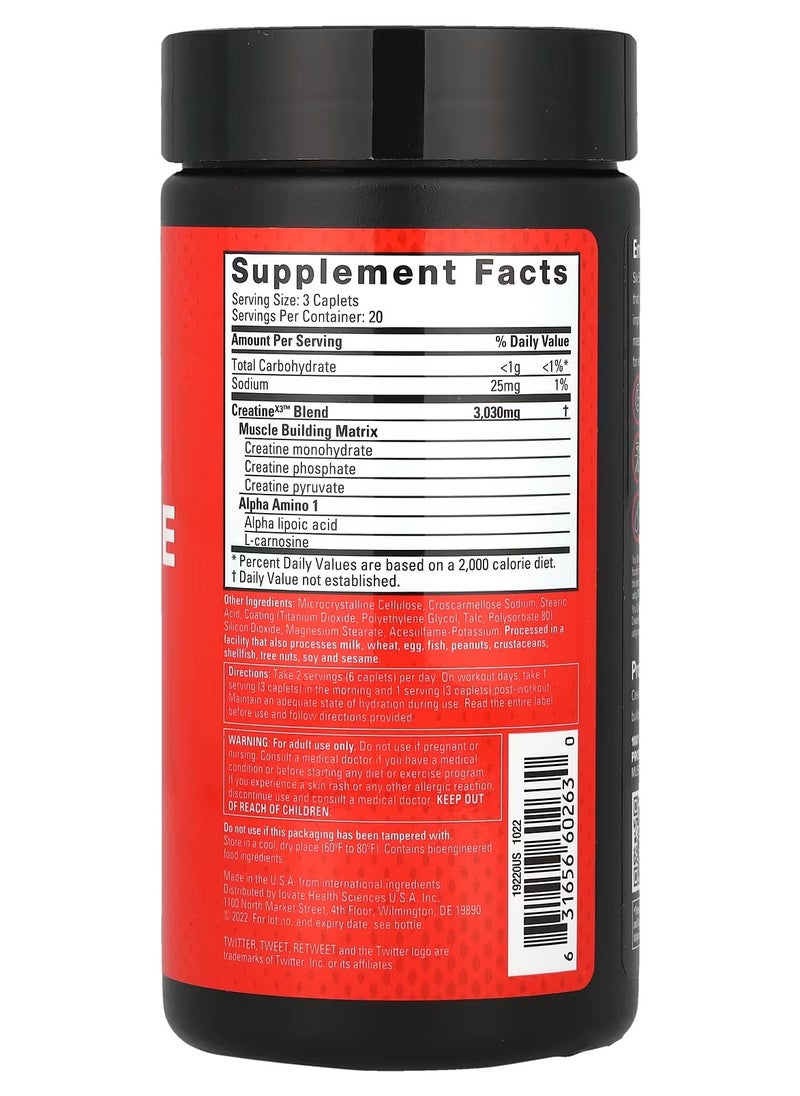 SIX STAR Creatine X3™ 3030mg - 60 Caplets  - Image 2