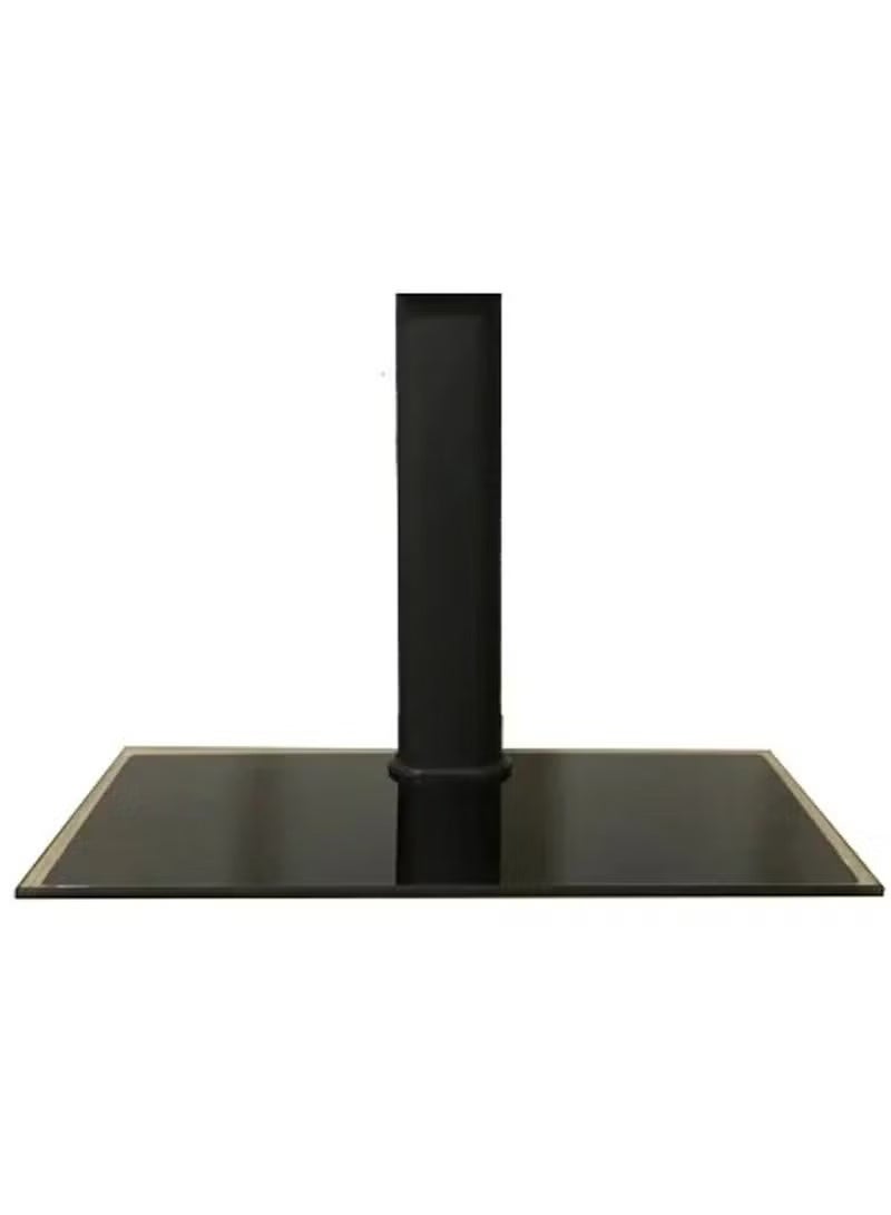 Skill Tech Universal Swivel Tabletop TV Stand for 37-65 inch TVs with Tempered Glass Base - Model SH 3765B | 360° Rotation, Max VESA 400x400mm, Cable Management, and Sturdy Black Design for Living Rooms, Bedrooms, and Offices - Image 2