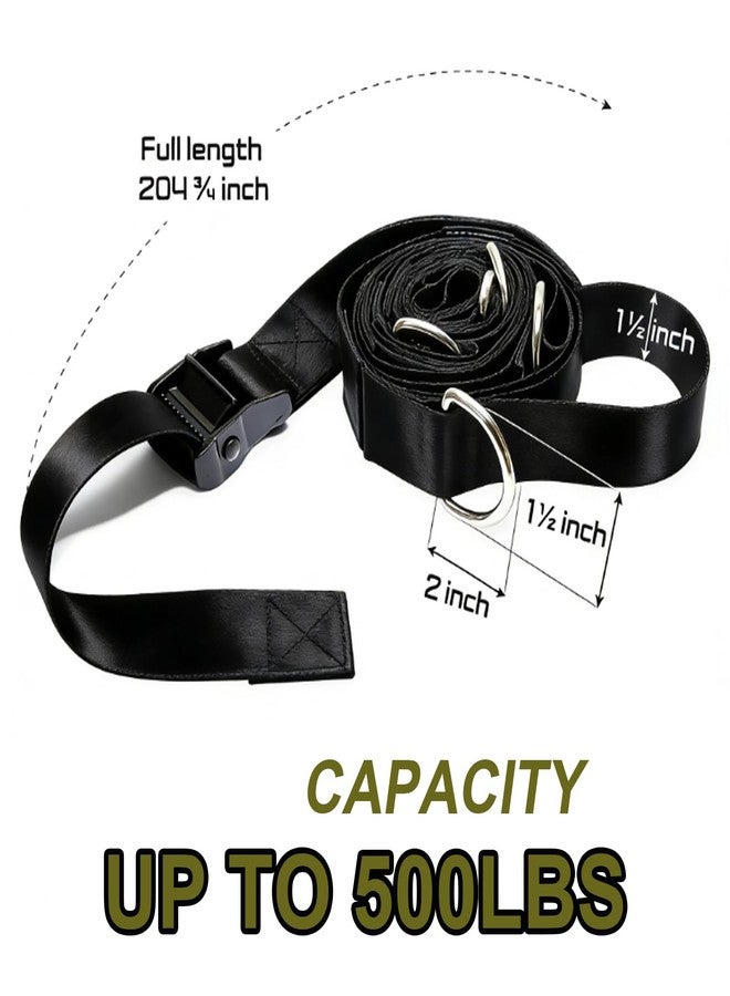 Could Spark Multi Loop Door Anchor Strap for Resistance Bands, 16.4ft Heavy Duty Anchor System with Multiple Loops, Punch-Free Workout Strap with Storage Bag for Home Gym, Full Body Training & Physical Therapy - Image 4