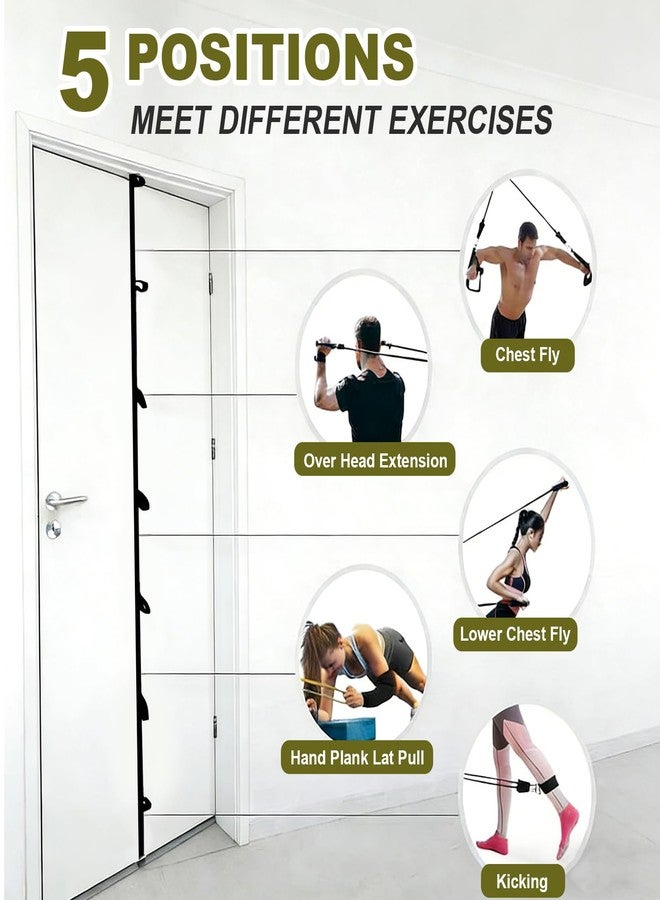 Could Spark Multi Loop Door Anchor Strap for Resistance Bands, 16.4ft Heavy Duty Anchor System with Multiple Loops, Punch-Free Workout Strap with Storage Bag for Home Gym, Full Body Training & Physical Therapy - Image 3