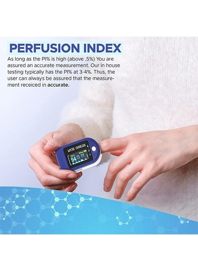 HAVEN - Pulse Fingertip Oximeter,Finger Pulse Oximeter,Digital Fingertip Pulse Oximeter, Finger Pulse Oximeter and OLED Display, Pulse Oximeter Fingertip, Accurate Fast  Reading Oxygen Meter for Adult Child - Image 1