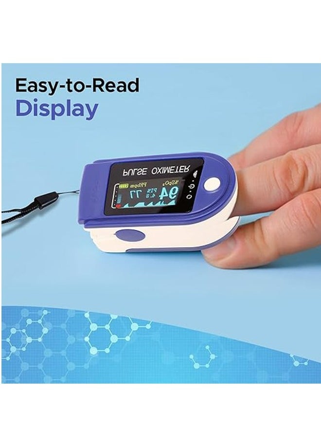 HAVEN - Pulse Fingertip Oximeter,Finger Pulse Oximeter,Digital Fingertip Pulse Oximeter, Finger Pulse Oximeter and OLED Display, Pulse Oximeter Fingertip, Accurate Fast  Reading Oxygen Meter for Adult Child - Image 1