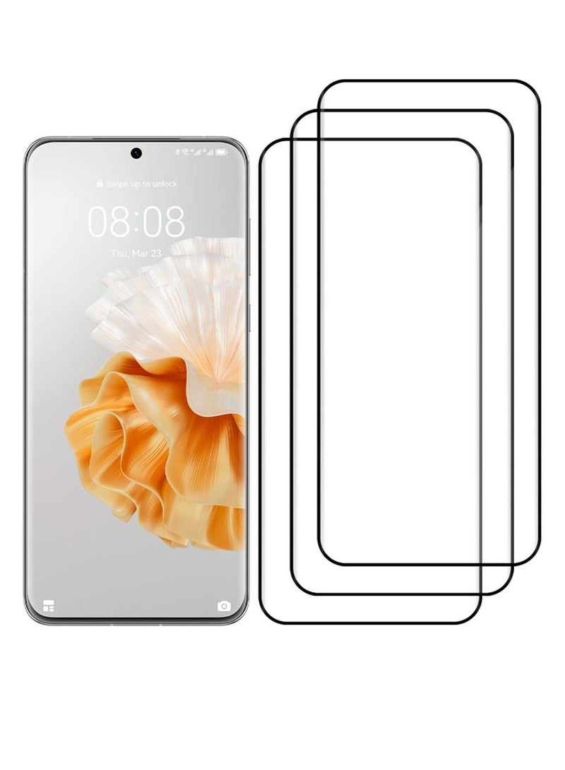 CATANES حزمة 3 لواقي شاشة زجاجي مقسى لهاتف هواوي P60 برو مع صينية تركيب سهلة مضادة للخدوش وخالية من الفقاعات - Image 2