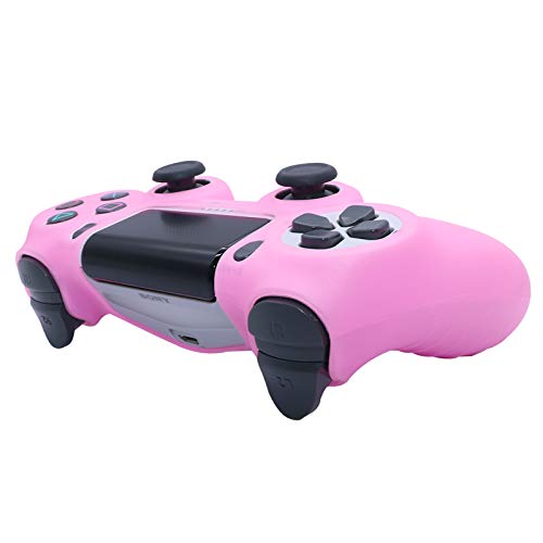 Ralan Silicone Controller Skin Protector for PS4 - Pro Thumb Grip x6, Skull Cap Grip x2 (Camouflage Pink+White Pink) - Image 5