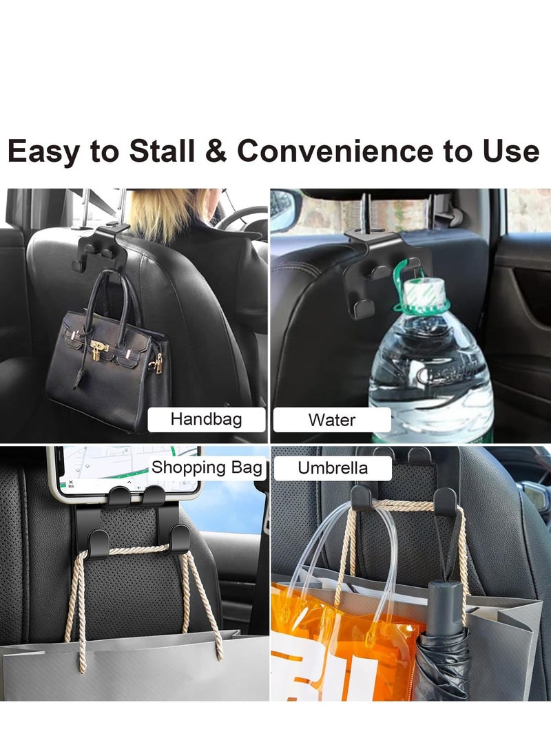 Generic 2-in-1 Car Seat Hooks - Universal Mobile Phone Holder & Car Hook for Purses and Grocery Bags  - Image 5