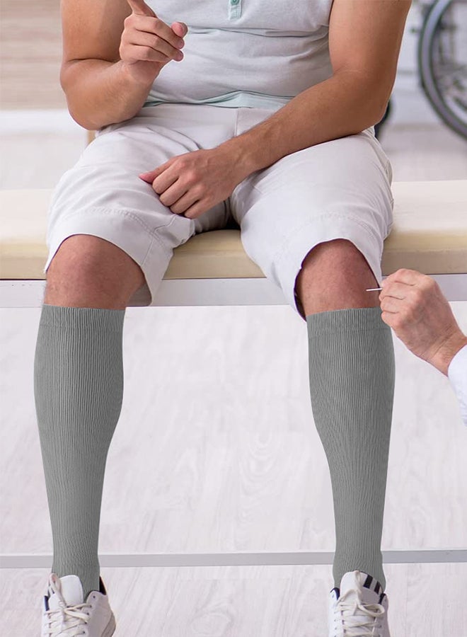 5 Packs Men and Women's Compression Socks 15-20 mmHg Moderate Pressure Medical Quality Support Best Comfort Fit Moisture Wicking Circulation Travel
