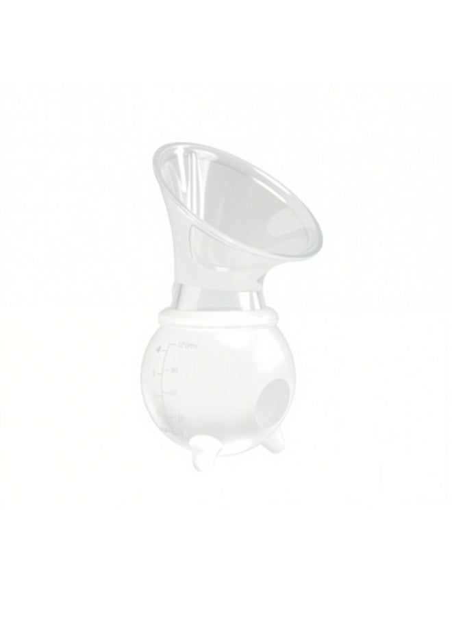 True Gold Silicone Manual Breast Pump 120ml Grey - Image 3