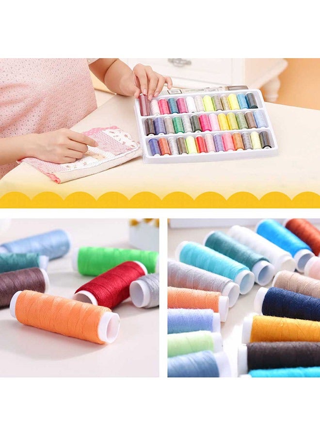 KUAZIVI Multicolor Polyester Sewing Thread Spool Set for Hand Sewing Industrial Machine - Image 4