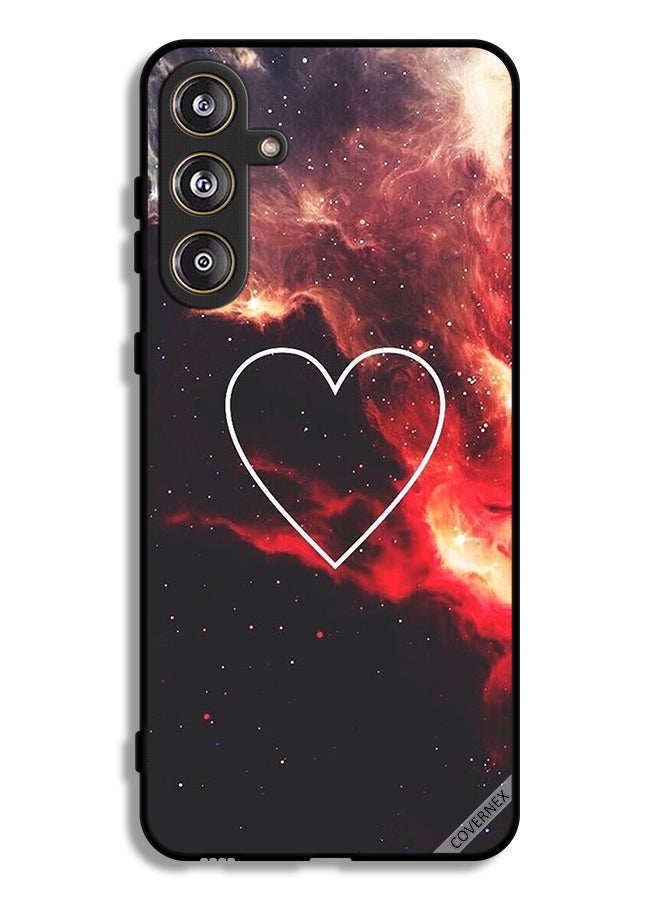 Covernex Samsung Galaxy F55 5G Protective Case Cover Heart In Space - Image 1
