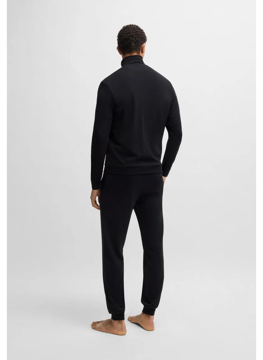 بوس Stretch-cotton regular-fit tracksuit with signature details