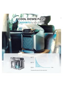 ECOFLOW EF ECOFLOW Wave Portable Air Conditioner, 4000BTU's of Fast Cooling, 1008Wh Add-On Battery with Extended & Custom Run Times, Control with App, Pairs with Portable Power Stations  - Image 2