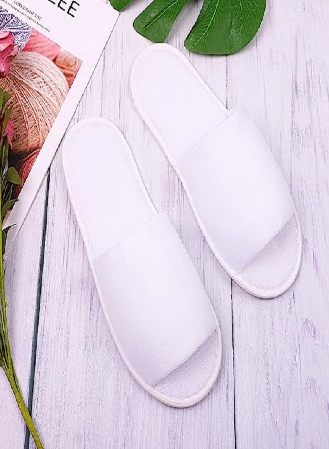 Open Terry Bathroom Hotel and Spa Slippers for Men and Women