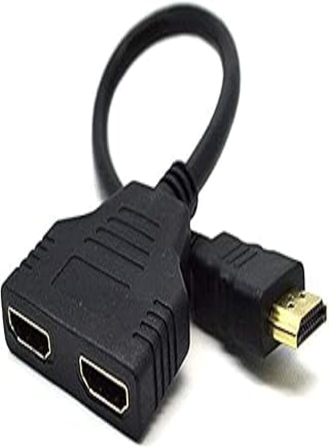 OR HDMI Male to 2 HDMI Female Splitter Adapter Cable