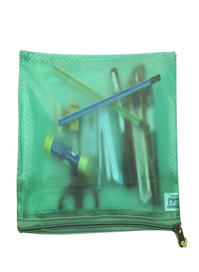 Fancyku Transparent A4 Size Document File Storage Bag with Snap Button for Certificates/Legal Documents -(Pack of 5) (A4 Zipper Pouch 5 pic) - Image 5
