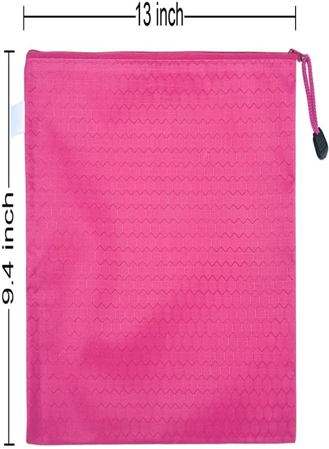 Fancyku Transparent A4 Size Document File Storage Bag with Snap Button for Certificates/Legal Documents -(Pack of 5) (A4 Zipper Pouch 5 pic) - Image 2