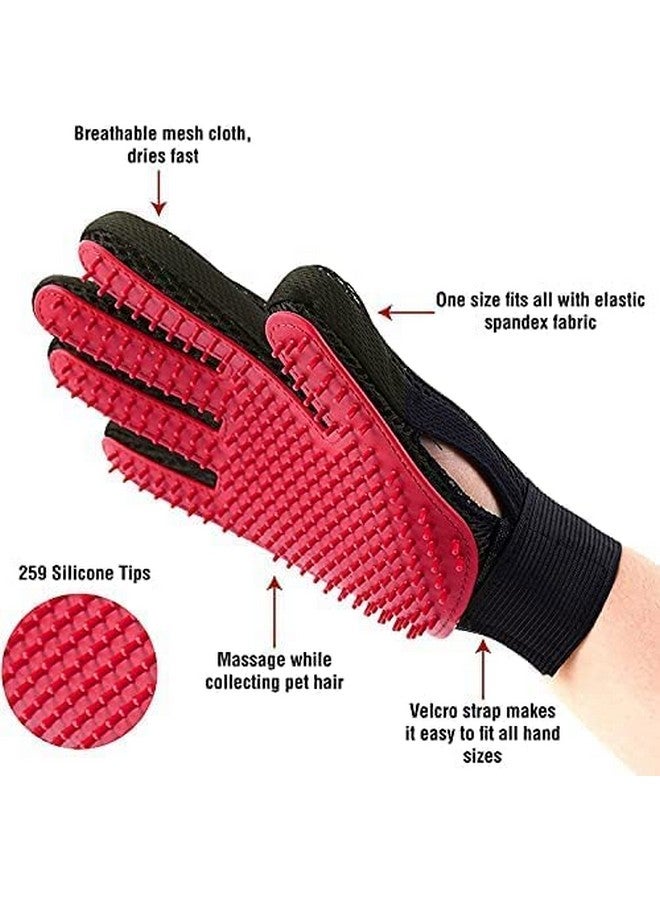 Generic Dog Grooming Kit - Dog Nail Clippers With Filer + Dog Toothbrush Kit + Pet Grooming Glove For Dog, Puppy, Cat And Kitten - 3 In 1 Dog Combo - Image 2