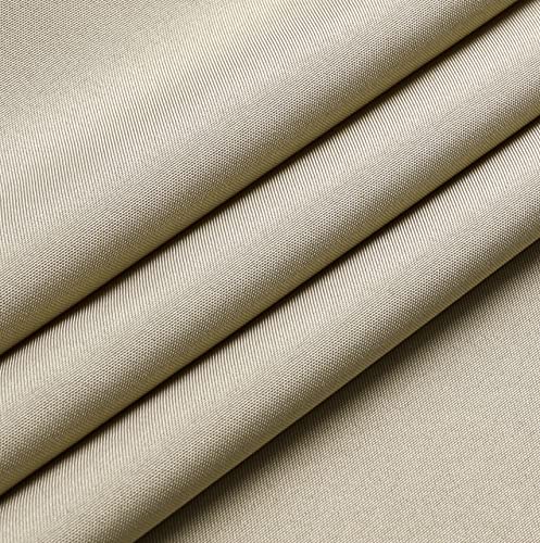 Wewoch Khaki Rectangle Tablecloth Water Resistant Washable Polyester Table Cloth for Dining,Kitchen, Parties Weddings and Outdoor Use 60 Inch by 84 Inch - Image 3