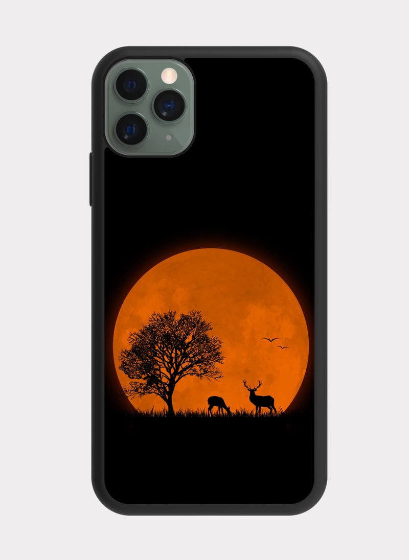 بكسلات كفر ايفون 11 برو ماكس غزال اسود - Image 1