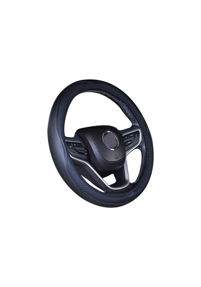 Mayco Bell Microfiber Leather Steering Wheel Cover for Extra Large Trucks (18'', Black) - Image 1