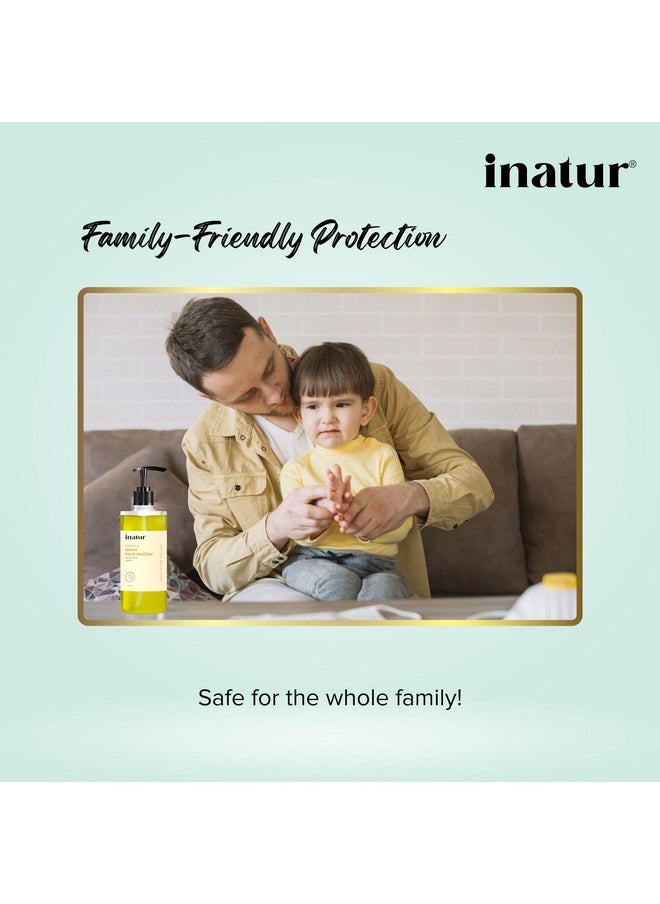 INATUR Refreshing Sanitizer | Alcohol Based Kills 99.9% Germs | Antibacterial With Disinfectant Properties | Safe On Skin, Safe Surfaces 500Ml Combo  - Image 4