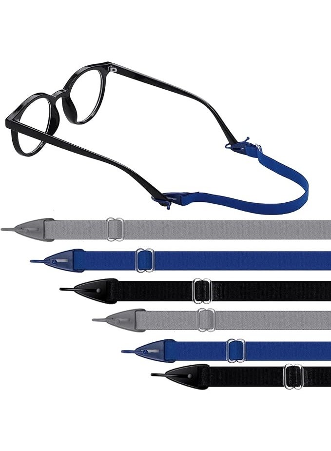 6 Pack Kids Eyeglass Strap Adjustable Glasses Strap Kids Eyeglass Strap Eyeglass Band Sports Glasses Strap - Image 1