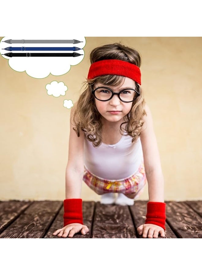 6 Pack Kids Eyeglass Strap Adjustable Glasses Strap Kids Eyeglass Strap Eyeglass Band Sports Glasses Strap - Image 3