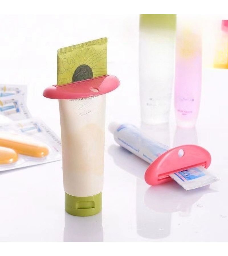 7pcs Manual Toothpaste Squeezer Set Large Facial Cleanser And Toothpaste Dispenser With Press Mechanism Mixed Colors - Image 3